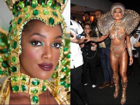 Carnaval. Iza e Sabrina brilham na madrugada