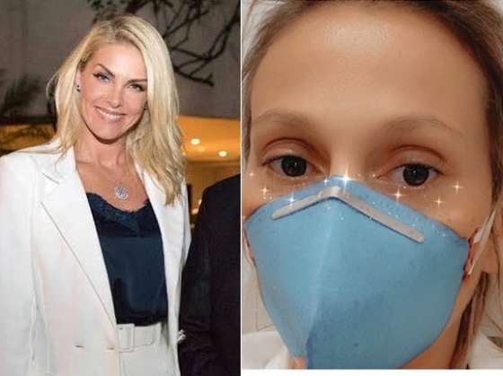 Corona. Luisa Mell (confirmada) e Ana Hickmann doentes