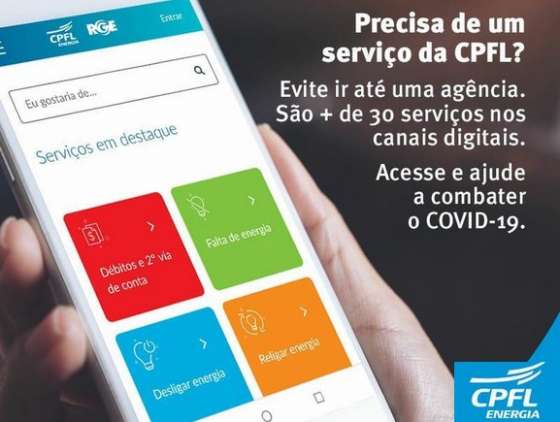CPFL suspende atendimento presencial