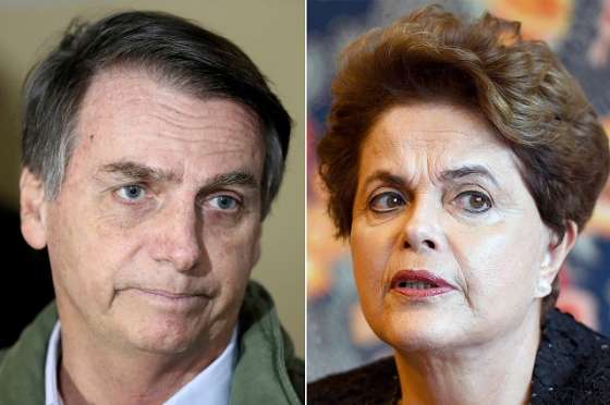 Dilma detona Bolsonaro no Twitter