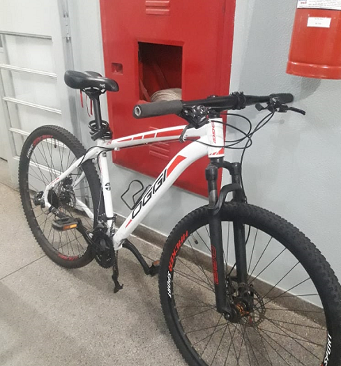 Furtou bike e rodou na madrugada