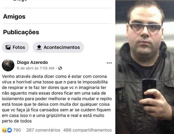 ‘Isso não é uma gripezinha, é real’, diz jovem antes de morrer