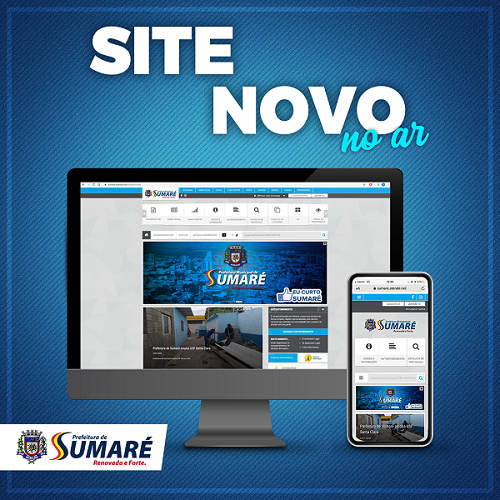 Novo site da Prefeitura de Sumaré já está no ar
