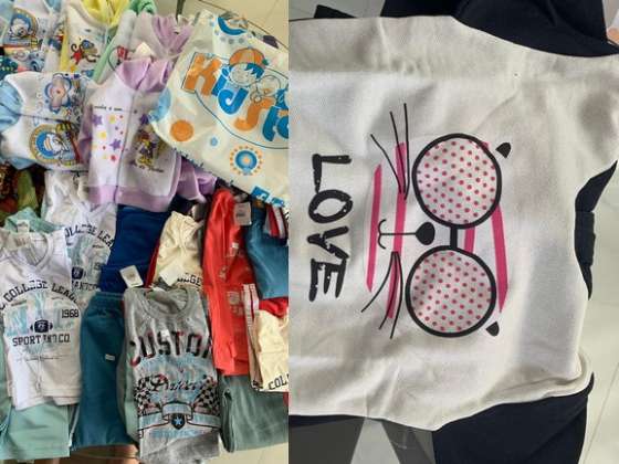 Roupa de bebê e criança para doação