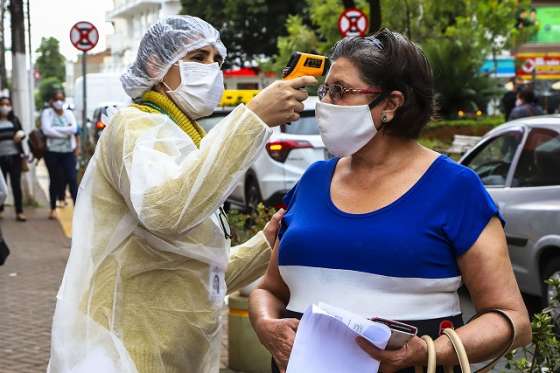 Santa Bárbara tem aferição de temperatura no centro