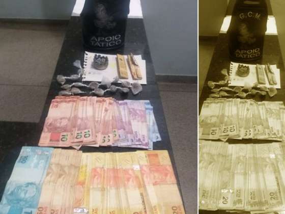 Vendia maços de cigarros, mas era maconha