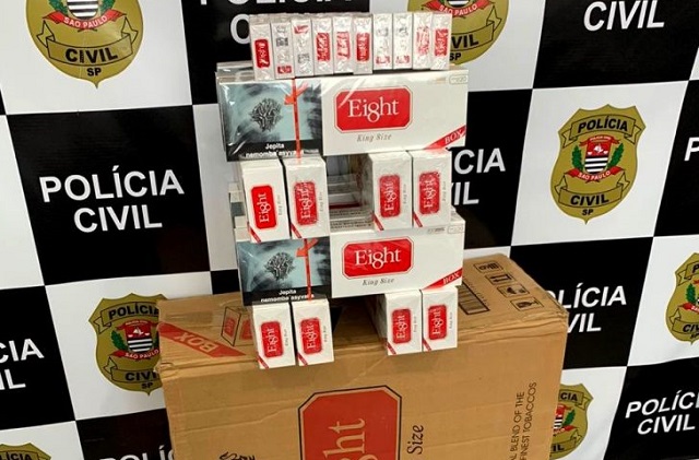 Homem é preso com 23,2 mil cigarros de contrabando