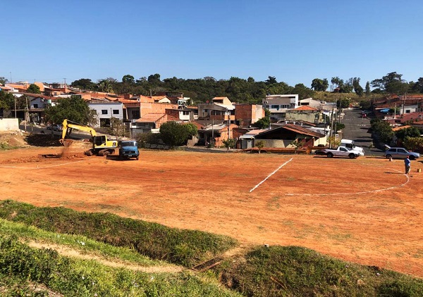 Começa a construção da Nova Área de Lazer do Orquídeas