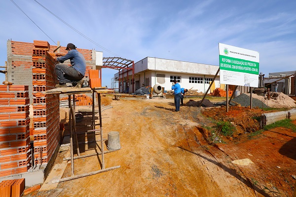 Construção da Nova UBS Regional continua na Zona Sul de S.Bárbara