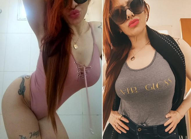 Musa ruiva faz selfiensaio de quarentena